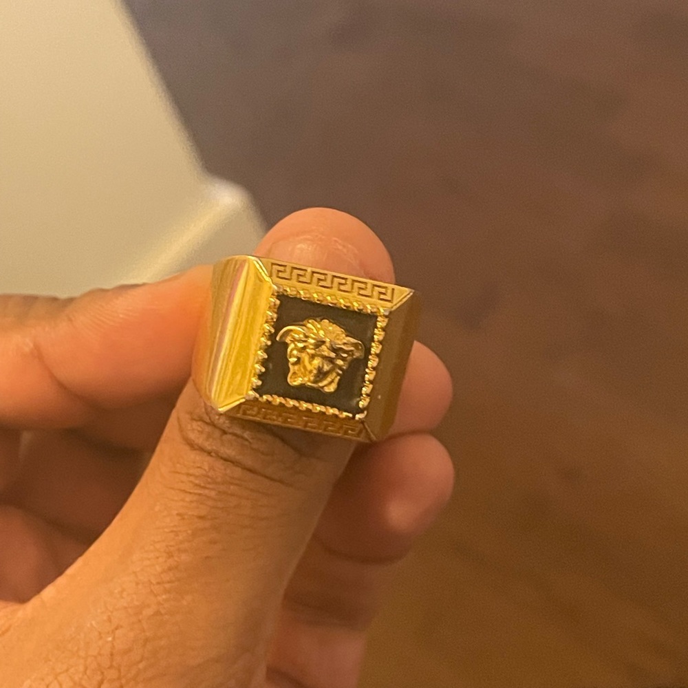 Versace Large Gold Ring